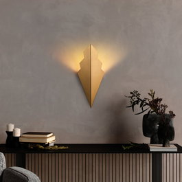Opviq Arrow - 15171 Lámpara de Pared de Metal Dorada